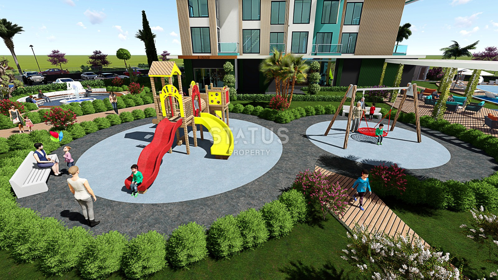 Апартаменты в жилом комплексе с инфраструктурой 5 звездочного отеля. 51м2 фото 4