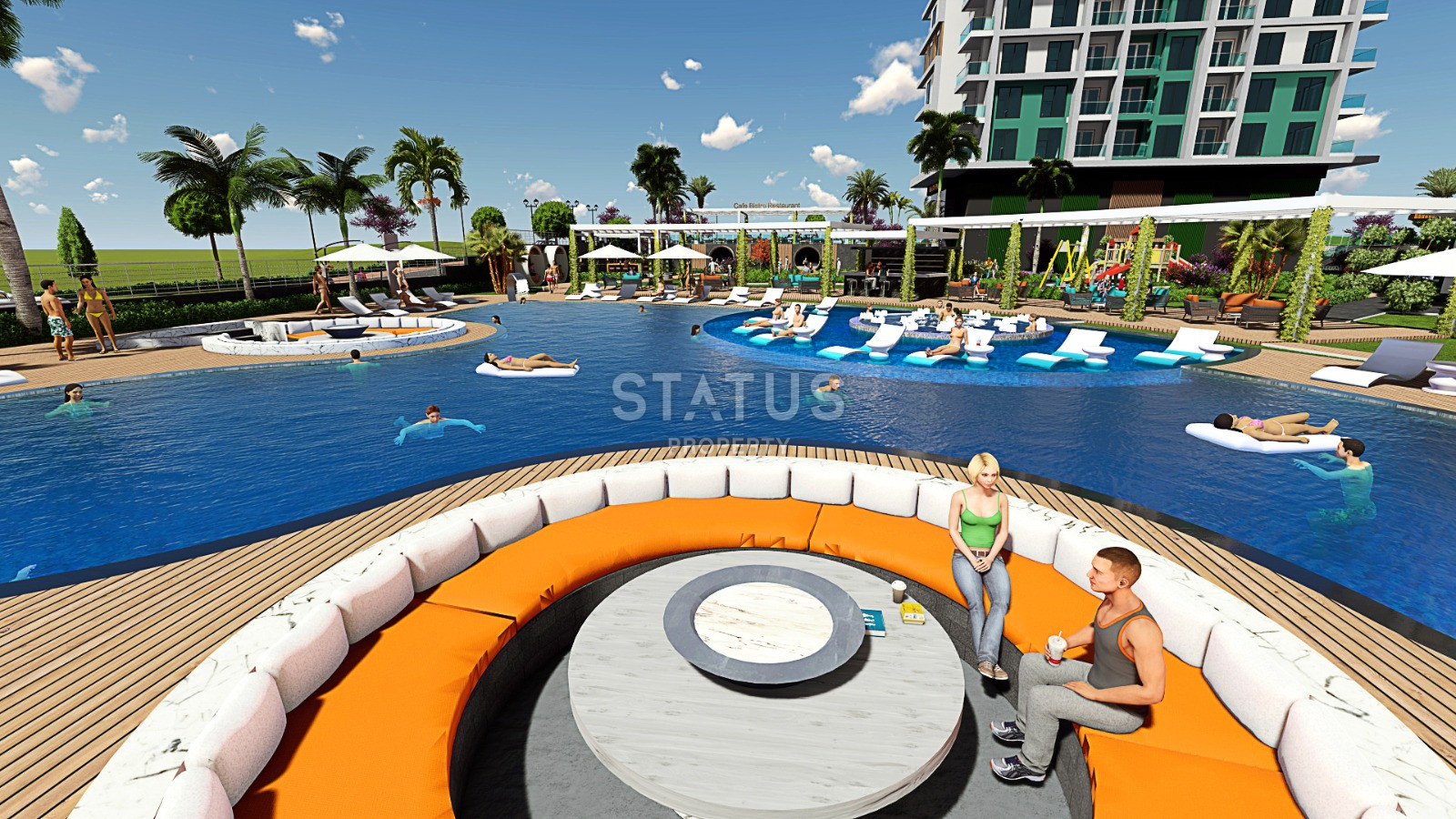 Апартаменты в жилом комплексе с инфраструктурой 5 звездочного отеля. 51м2 фото 9