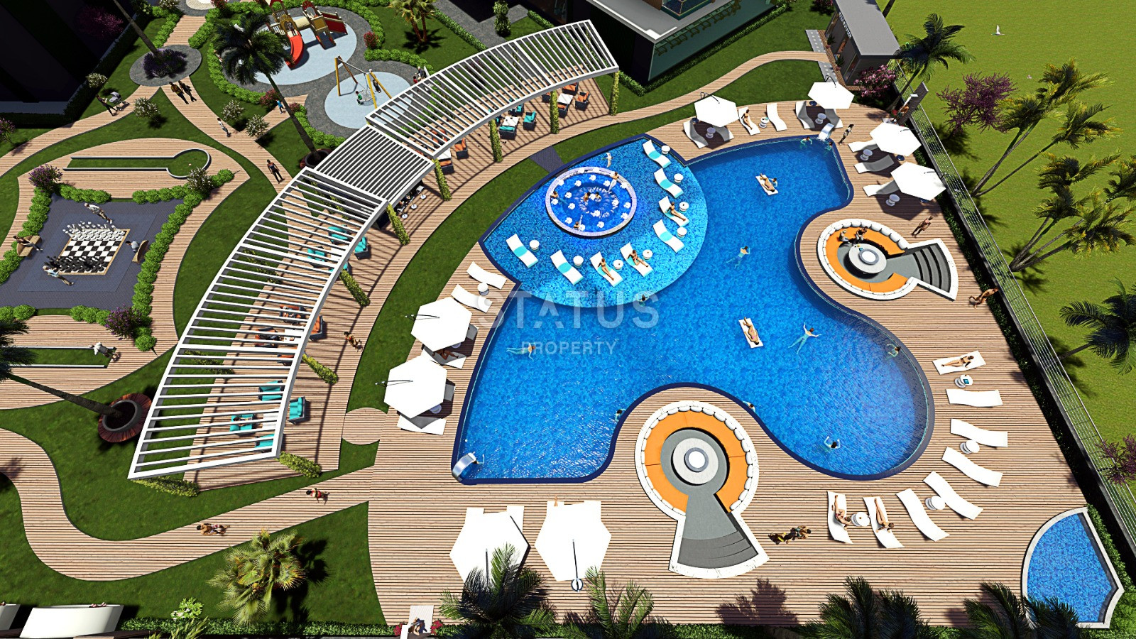 Апартаменты в жилом комплексе с инфраструктурой 5 звездочного отеля. 51м2 фото 13