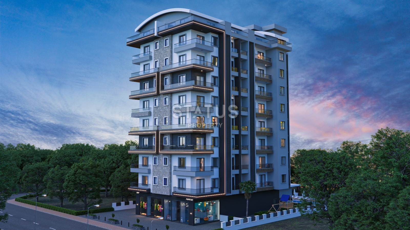 Горячая инвестиция в новом проекте в Махмутларе, 300м от моря. 59м2-145м2 фото 15