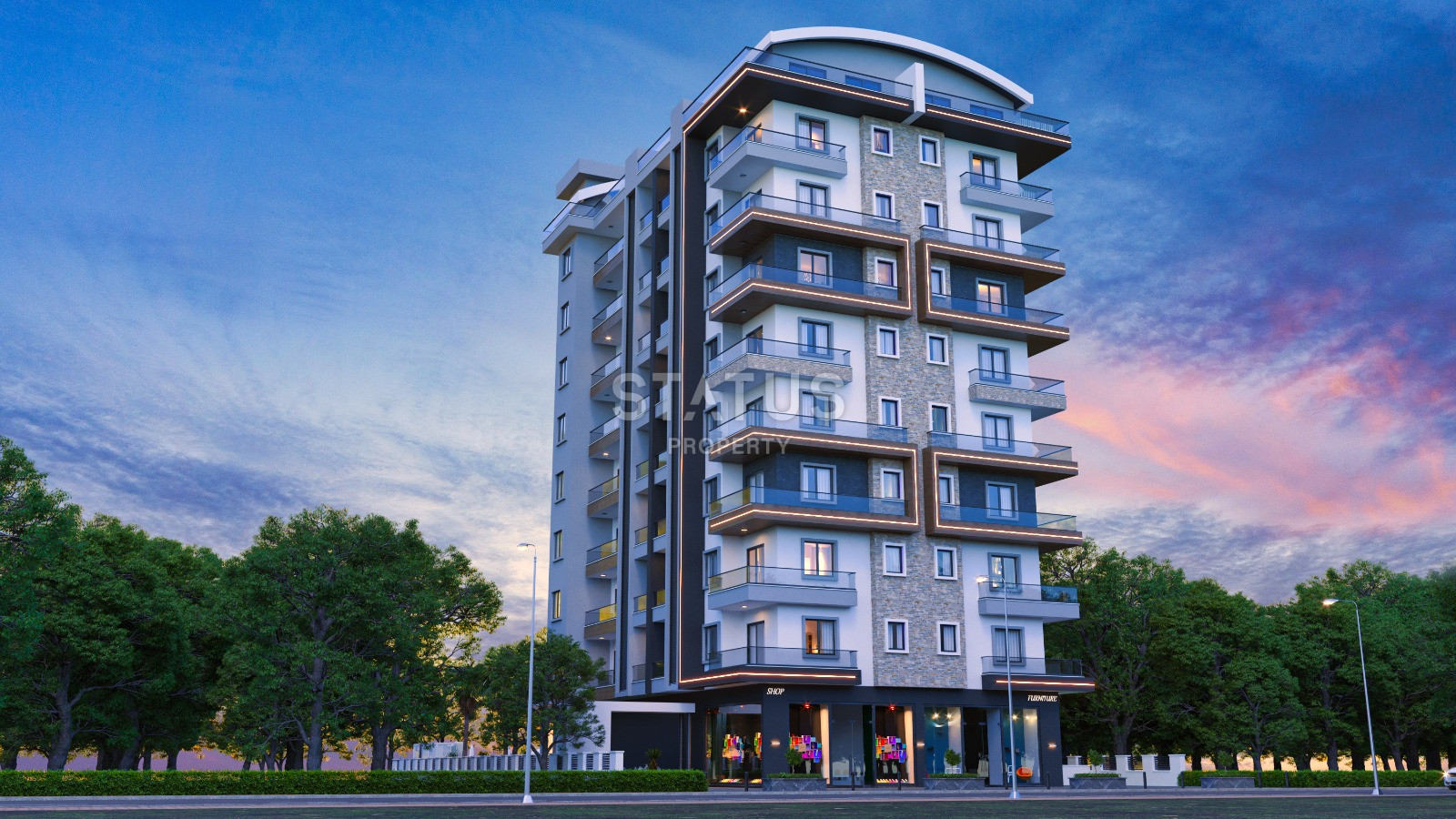 Горячая инвестиция в новом проекте в Махмутларе, 300м от моря. 59м2-145м2 фото 17