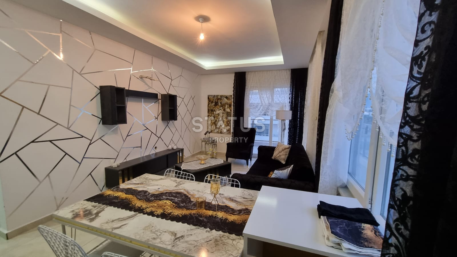 Меблированные апартаменты 1+1 в новом жилом комплексе в Кестеле. 58м2 фото 4