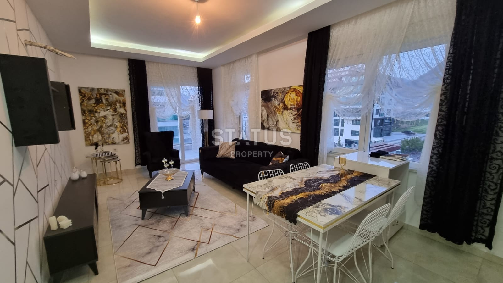 Меблированные апартаменты 1+1 в новом жилом комплексе в Кестеле. 58м2 фото 8