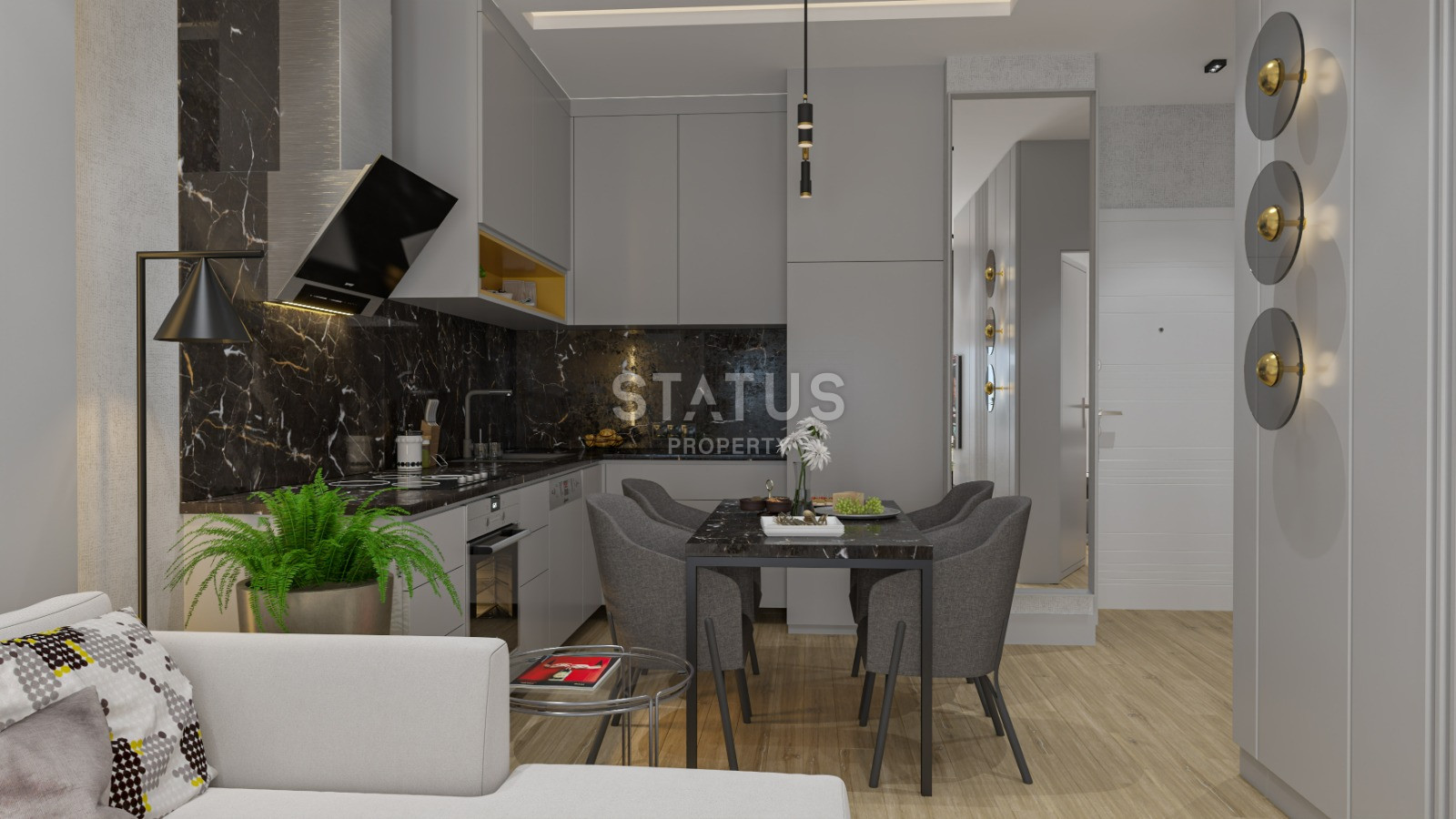 Элитный комплекс в Кестеле с инфинити бассейном, 54м2 фото 8