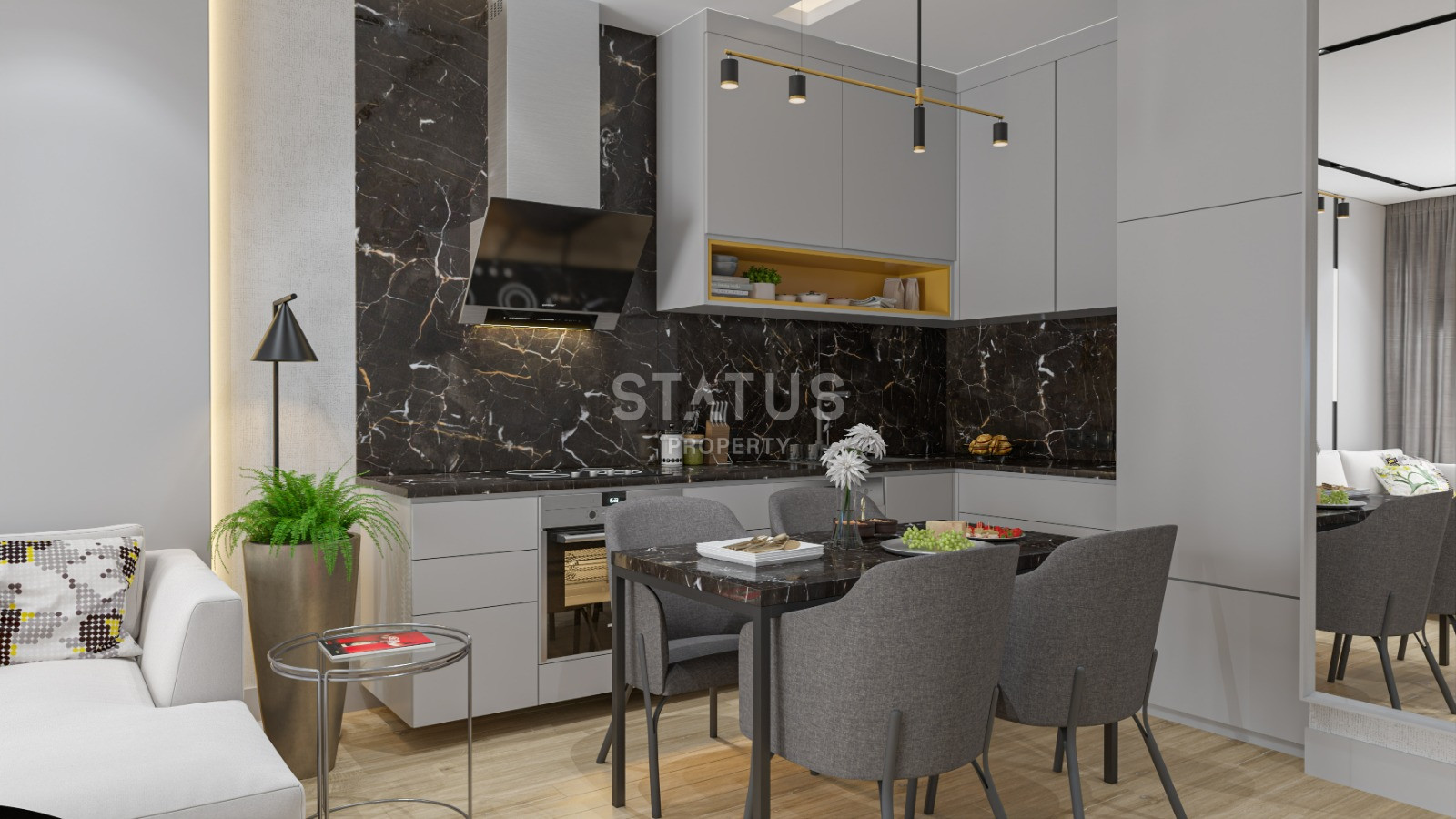 Элитный комплекс в Кестеле с инфинити бассейном, 54м2 фото 9