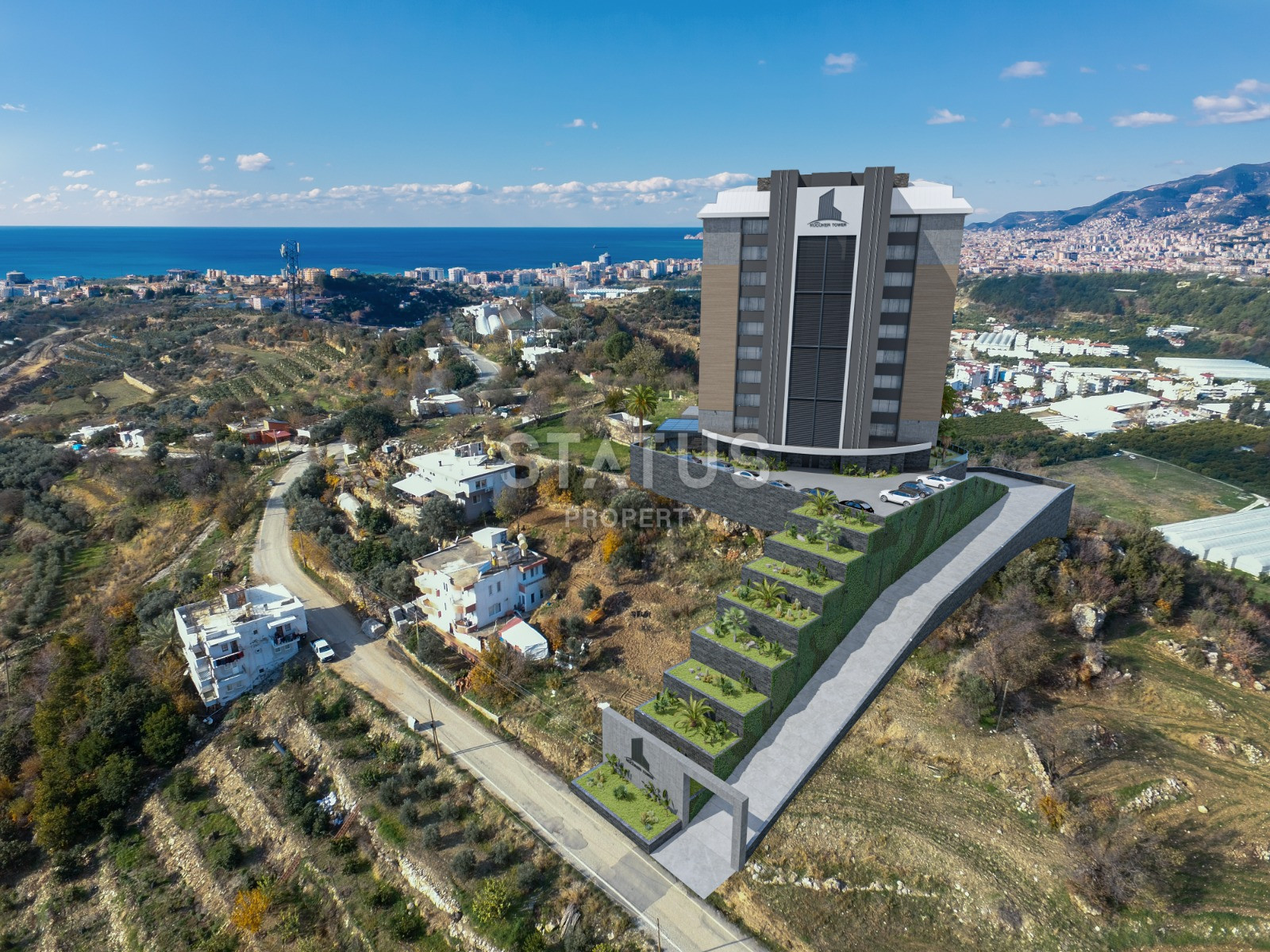 Элитный комплекс в Кестеле с инфинити бассейном, 54м2 фото 17