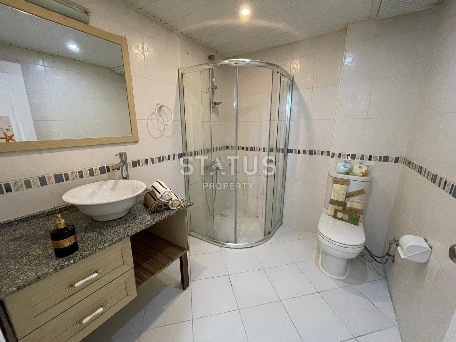 Luxurious apartment with luxury furniture in Tosmur. 110m2 фото 5