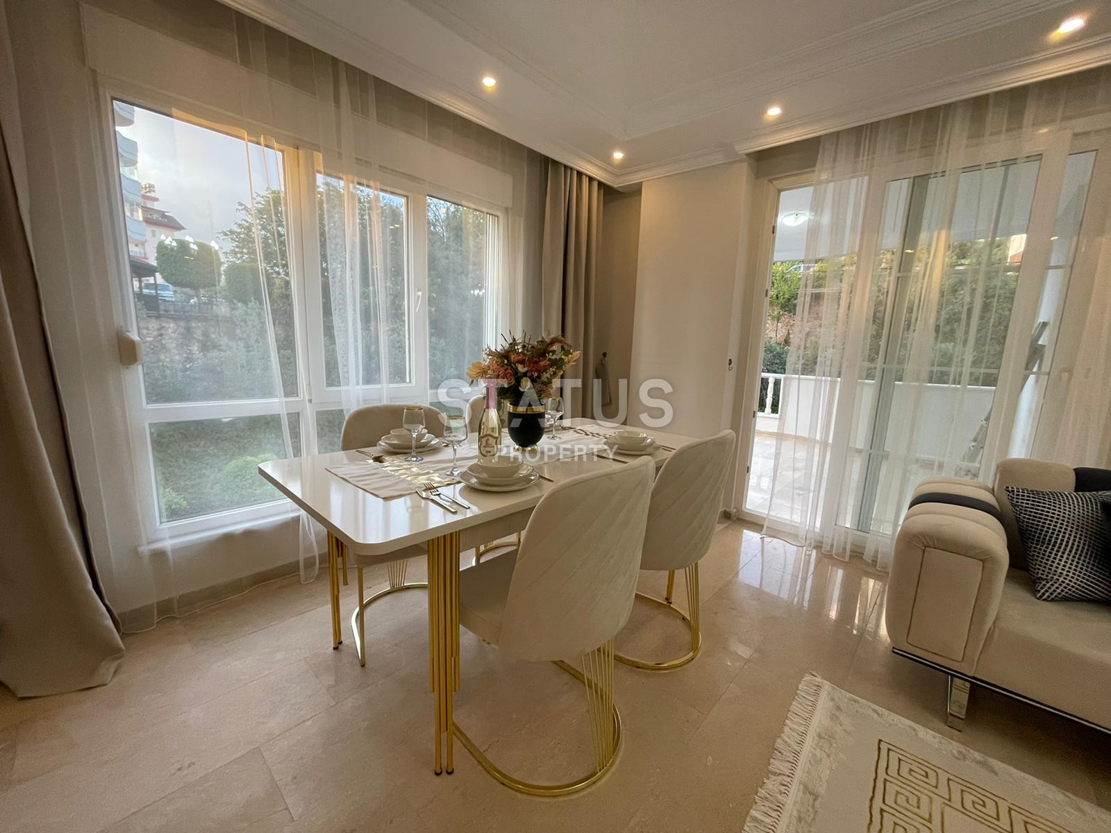 Luxurious apartment with luxury furniture in Tosmur. 110m2 фото 10