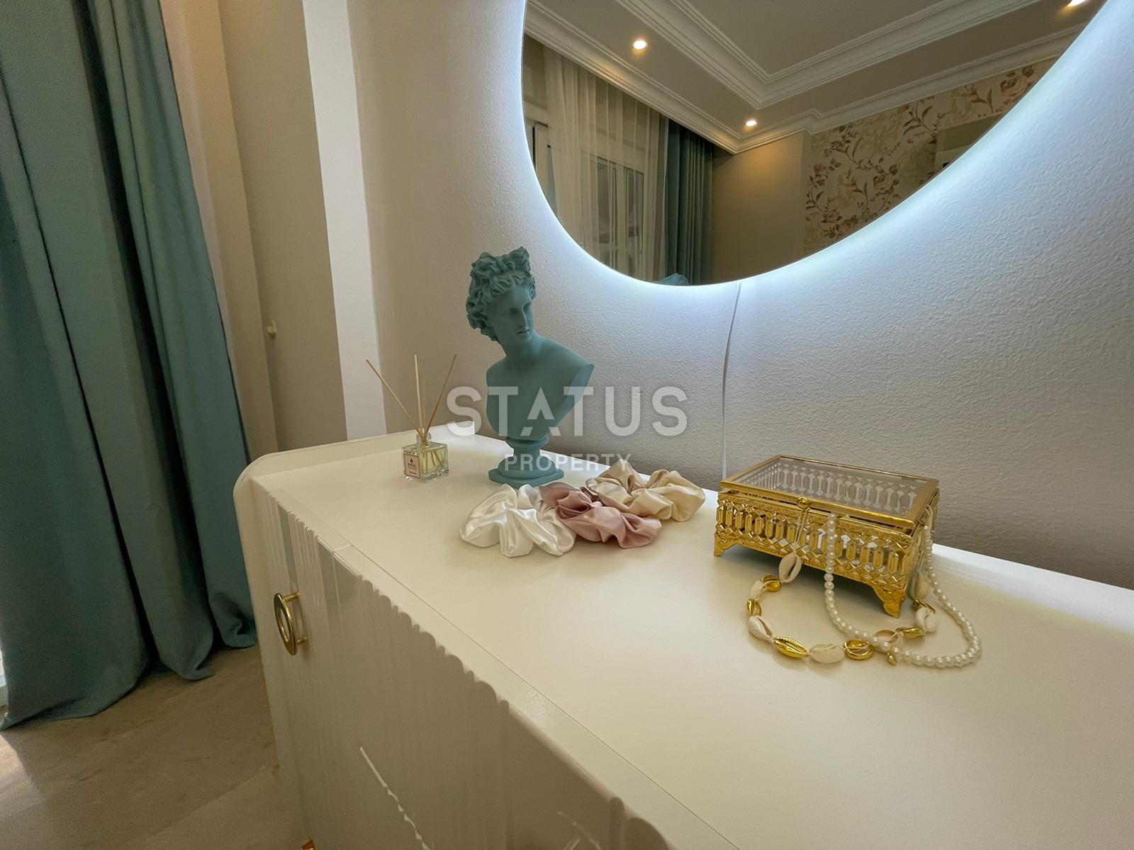 Luxurious apartment with luxury furniture in Tosmur. 110m2 фото 11