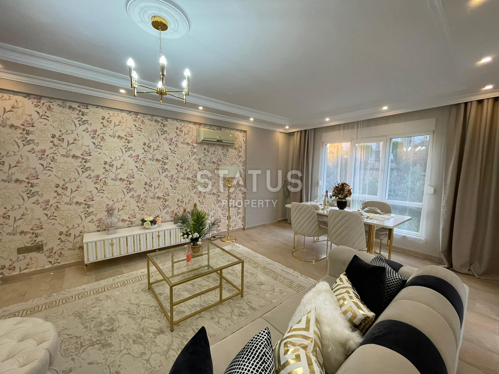 Luxurious apartment with luxury furniture in Tosmur. 110m2 фото 17