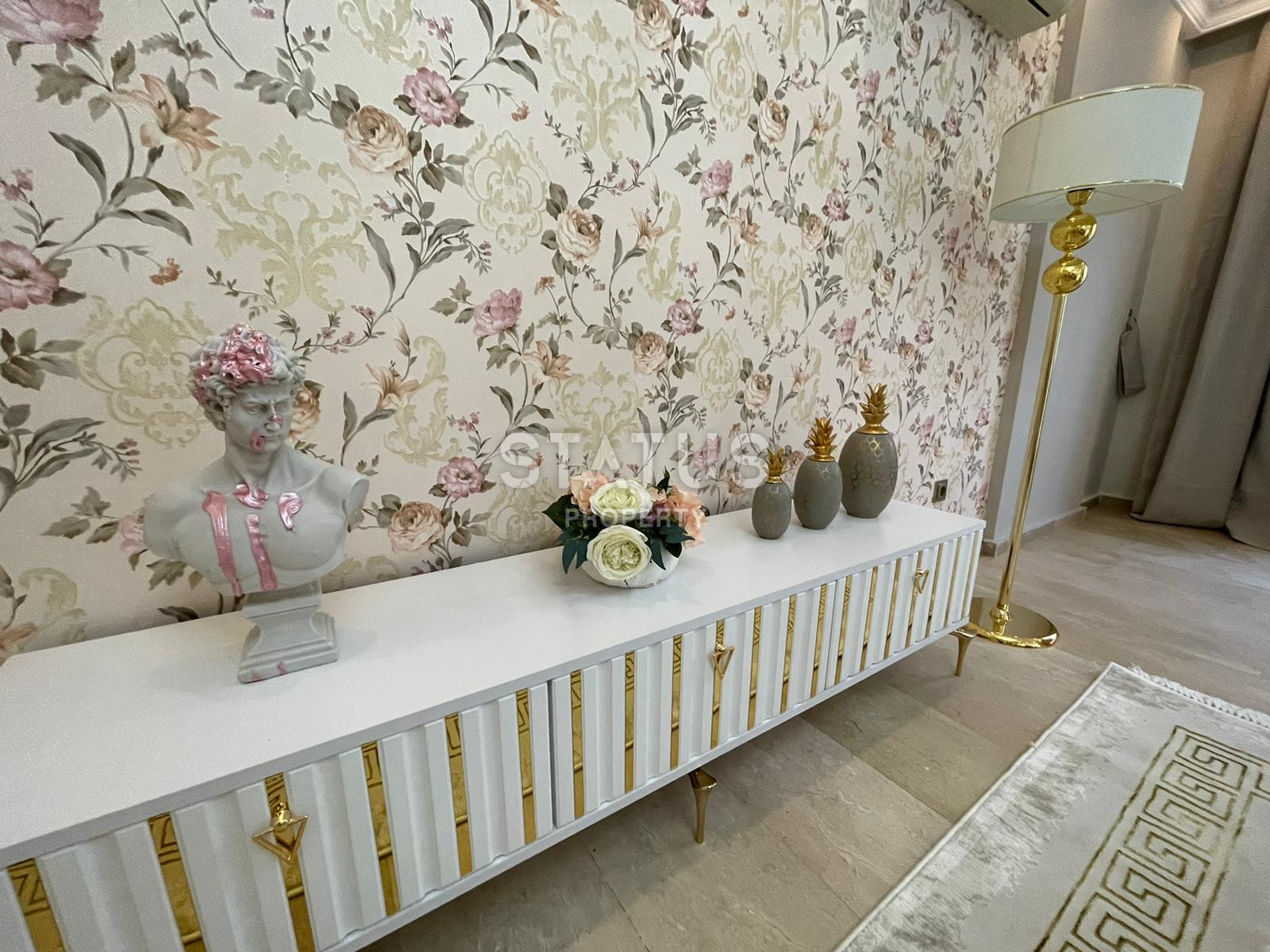 Luxurious apartment with luxury furniture in Tosmur. 110m2 фото 21