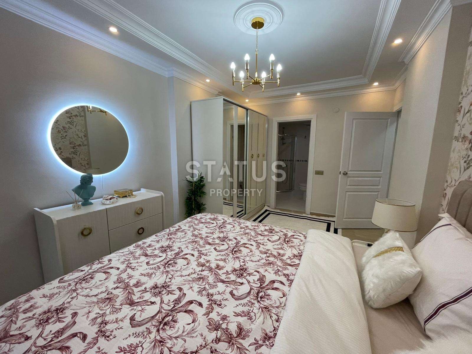 Luxurious apartment with luxury furniture in Tosmur. 110m2 фото 26