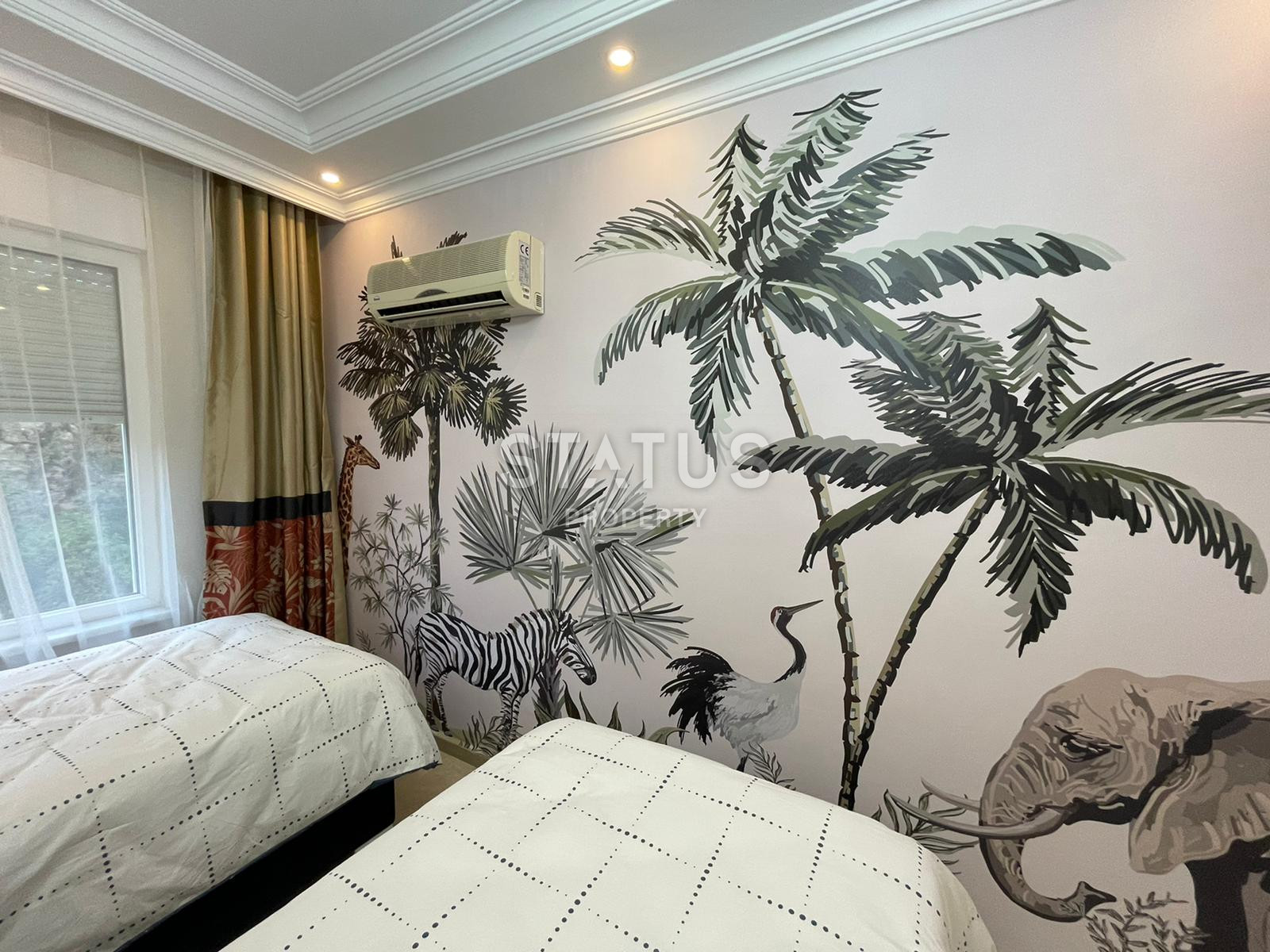 Luxurious apartment with luxury furniture in Tosmur. 110m2 фото 31