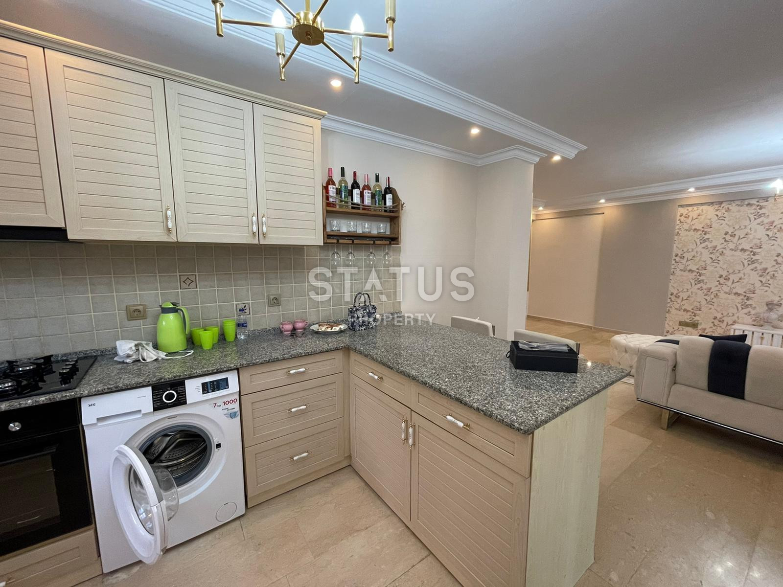 Luxurious apartment with luxury furniture in Tosmur. 110m2 фото 34