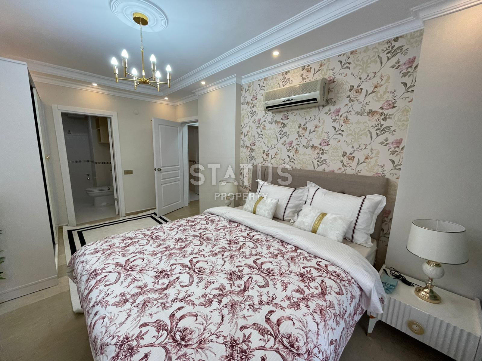 Luxurious apartment with luxury furniture in Tosmur. 110m2 фото 37