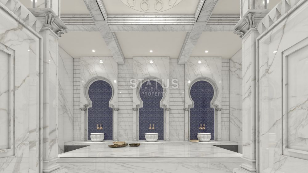 Меблированные апартаменты 1+1 в ЖК гостиничного типа в Махмутларе. 55м2 фото 14