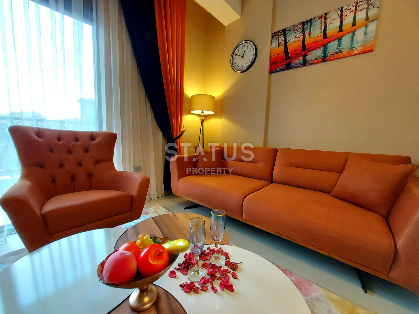 Уютная меблированная квартира в 400м от пляжа в Махмутларе. 65м2 фото 10