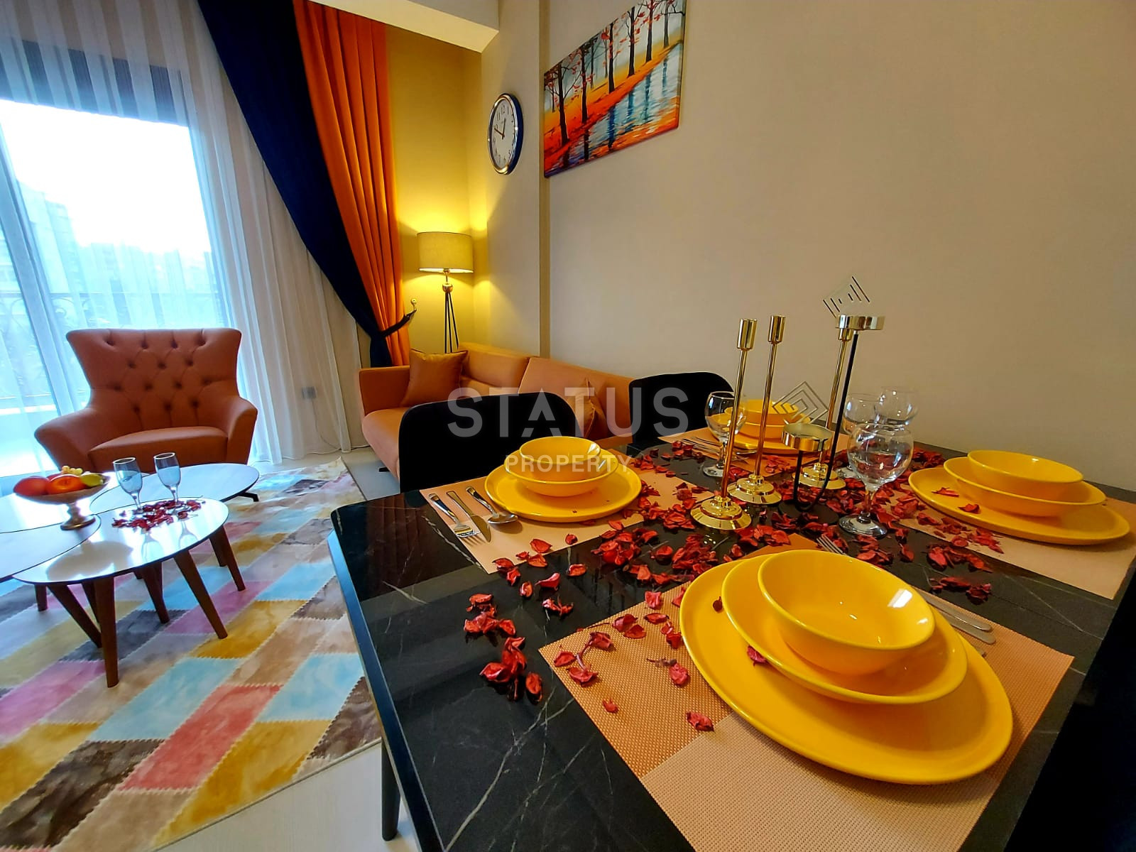 Уютная меблированная квартира в 400м от пляжа в Махмутларе. 65м2 фото 16