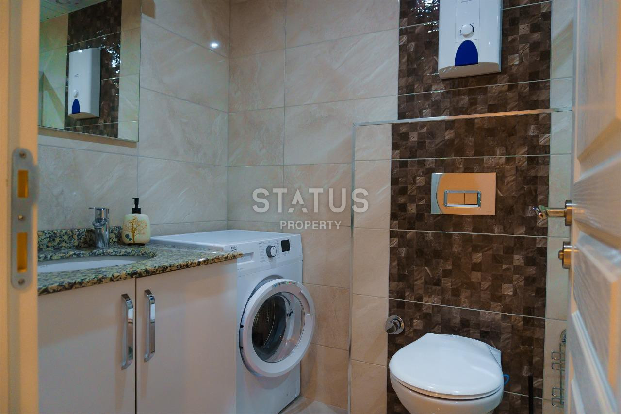 Luxurious three-room, furnished apartment with a view of the sea and Kale in Mahmutlar, 120m2 фото 13