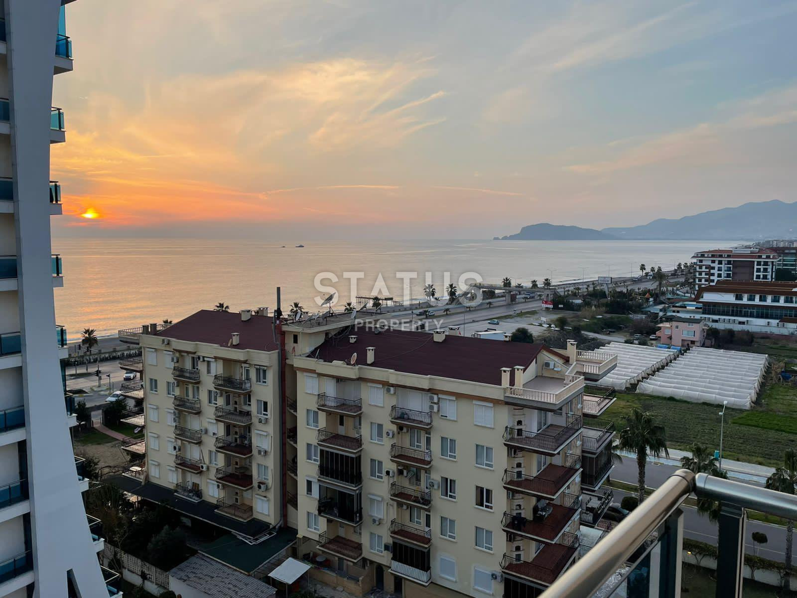 Luxurious three-room, furnished apartment with a view of the sea and Kale in Mahmutlar, 120m2 фото 23