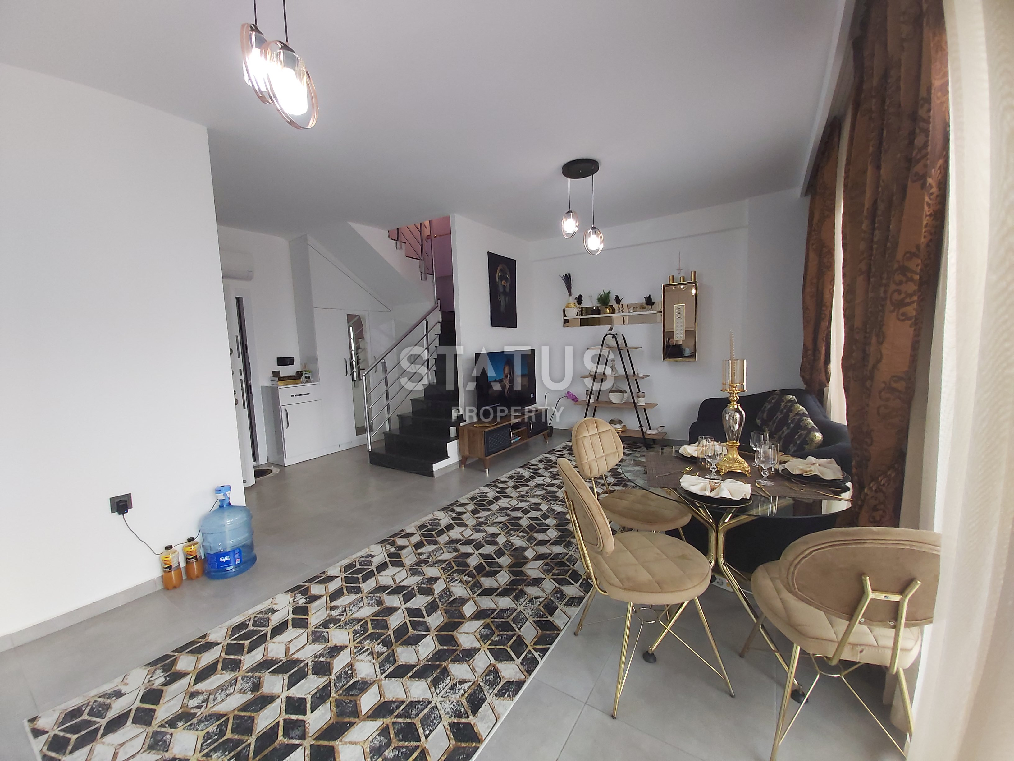 Duplex 2+1 with gorgeous views in a complex with full infrastructure in Mahmutlar. 100m2 фото 19