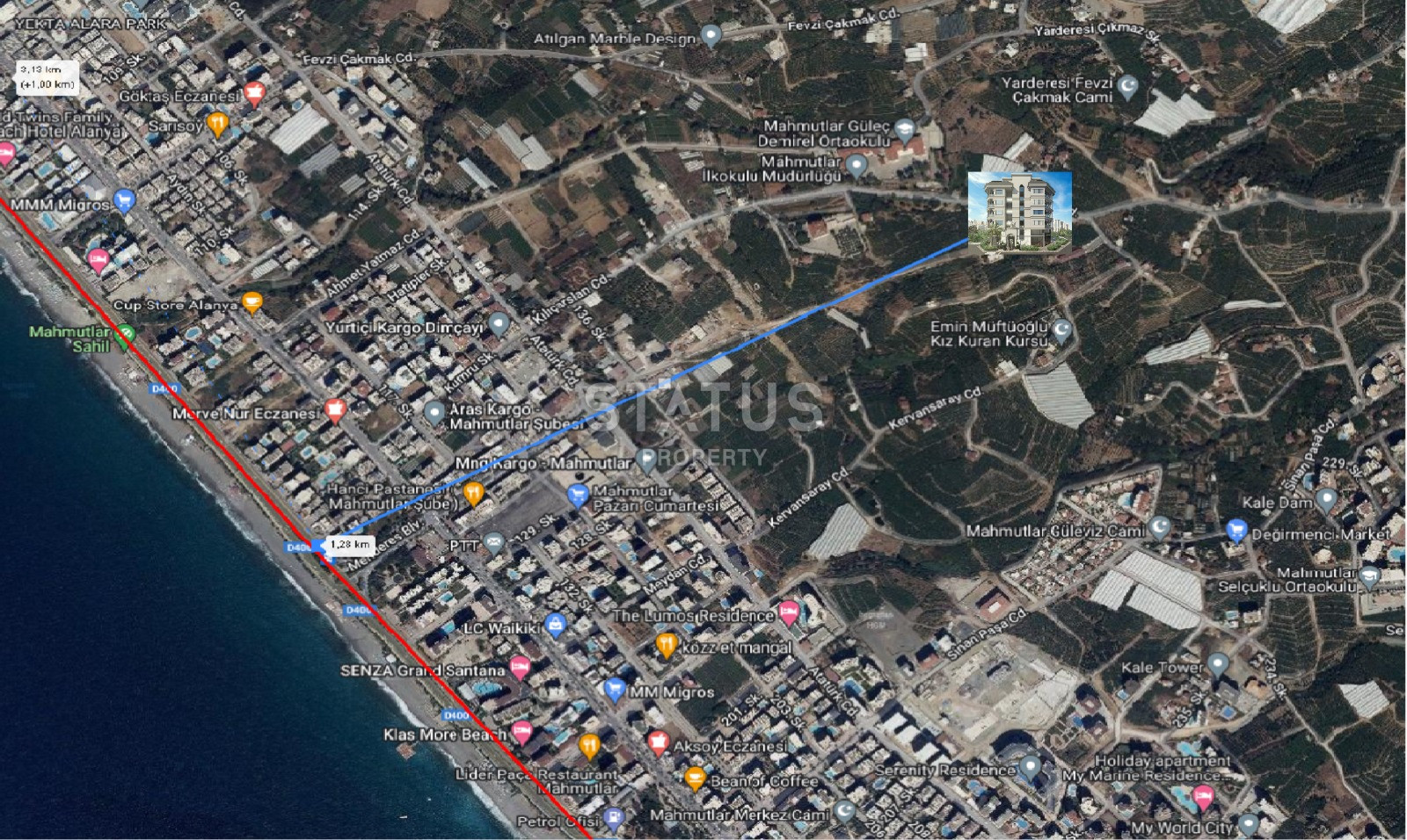 Инвестиционный проект в Махмутларе. 52м2-100м2 фото 21