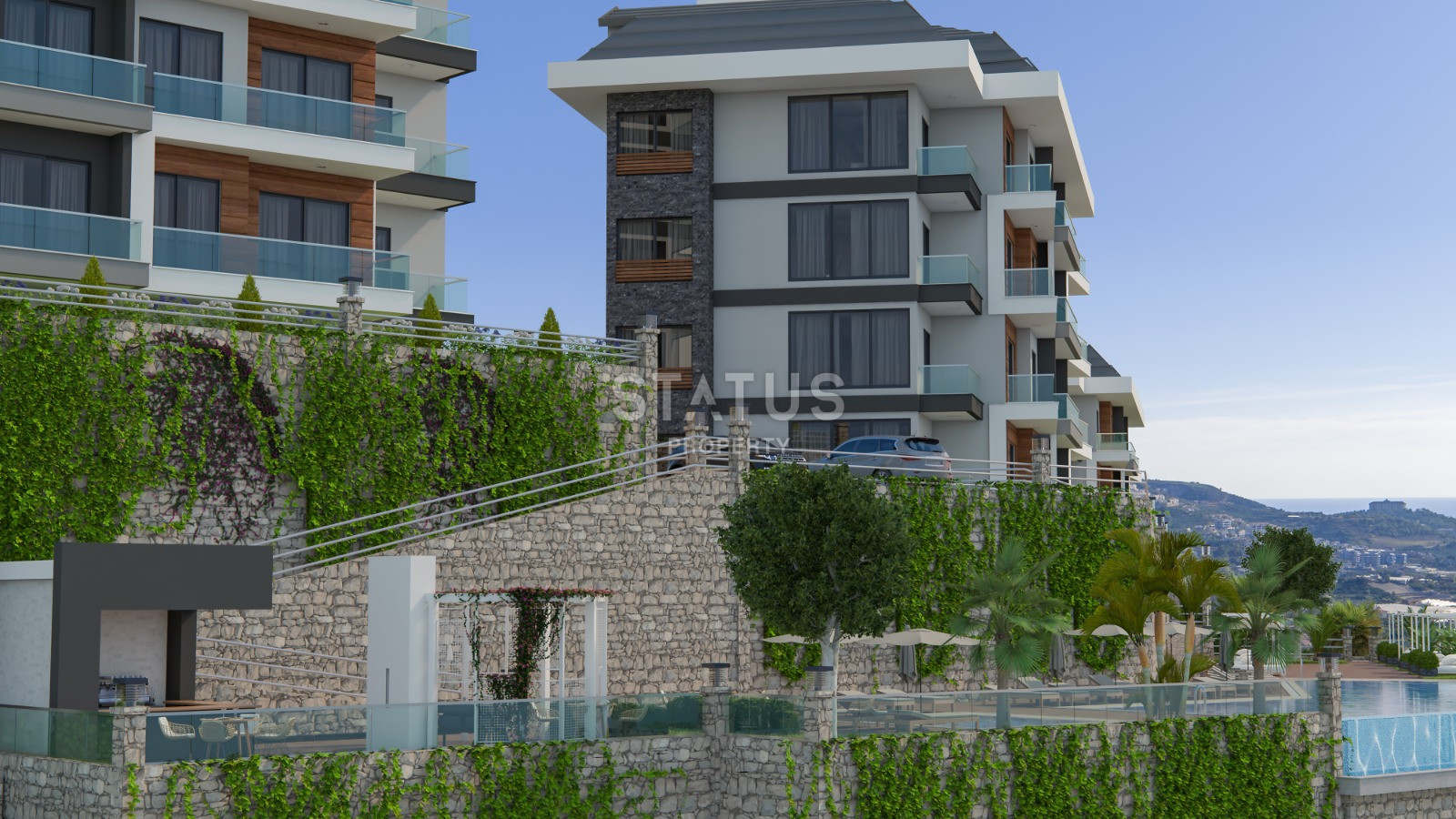 Новый инвестиционный проект с панорамными видами от премиального застройщика в Каргыджаке. 63м2 - 157м2 фото 6