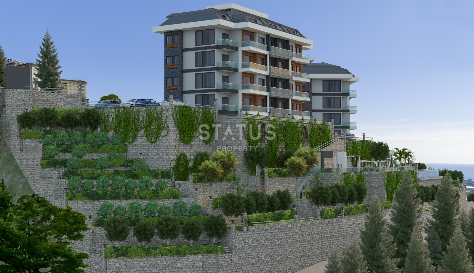 Новый инвестиционный проект с панорамными видами от премиального застройщика в Каргыджаке. 63м2 - 157м2 фото 8