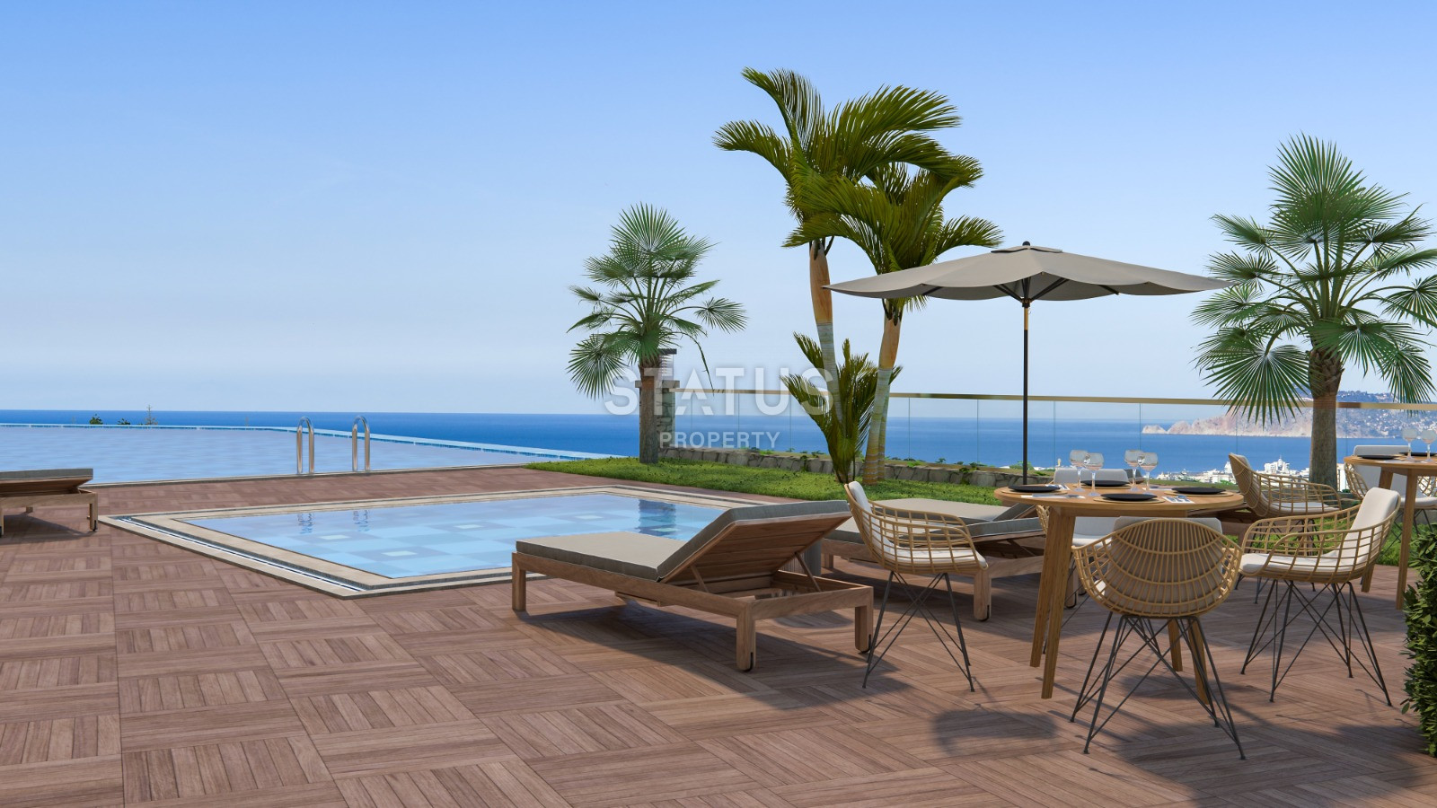 Новый инвестиционный проект с панорамными видами от премиального застройщика в Каргыджаке. 63м2 - 157м2 фото 9