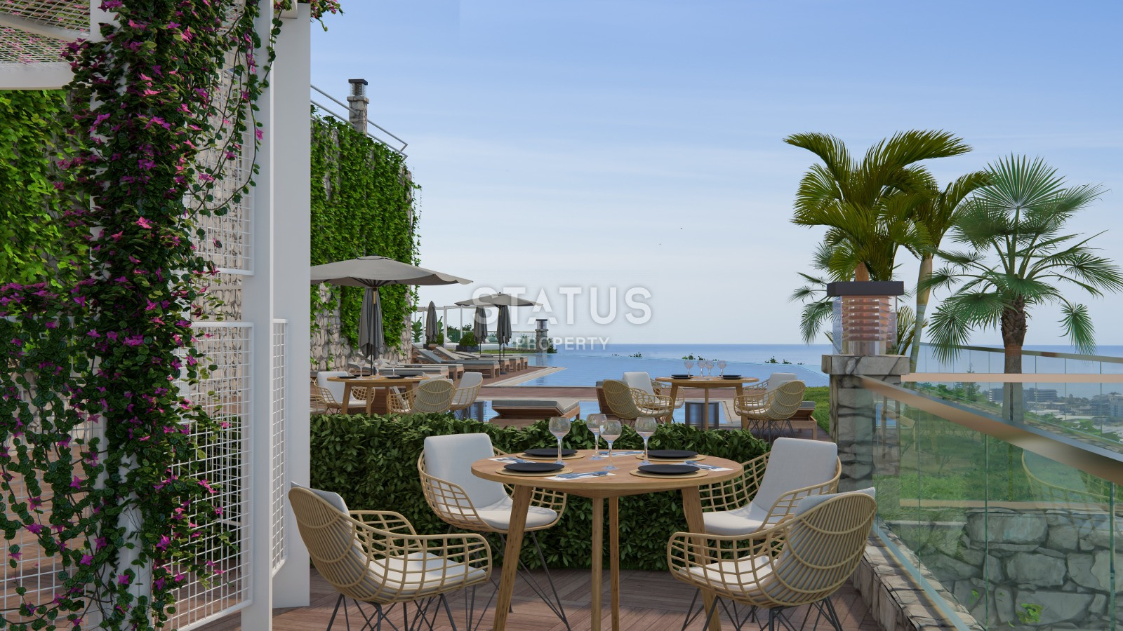 Новый инвестиционный проект с панорамными видами от премиального застройщика в Каргыджаке. 63м2 - 157м2 фото 11