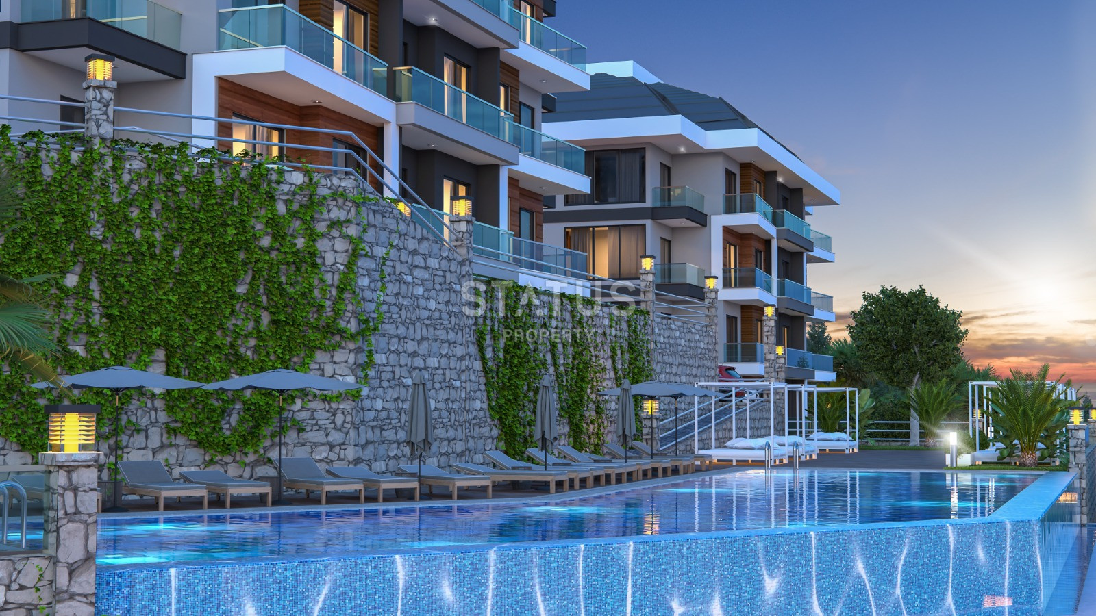 Новый инвестиционный проект с панорамными видами от премиального застройщика в Каргыджаке. 63м2 - 157м2 фото 15