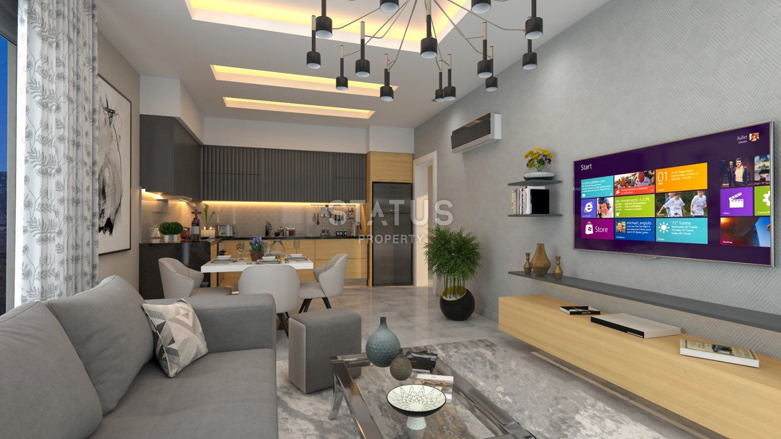 Новый инвестиционный проект с панорамными видами от премиального застройщика в Каргыджаке. 63м2 - 157м2 фото 19