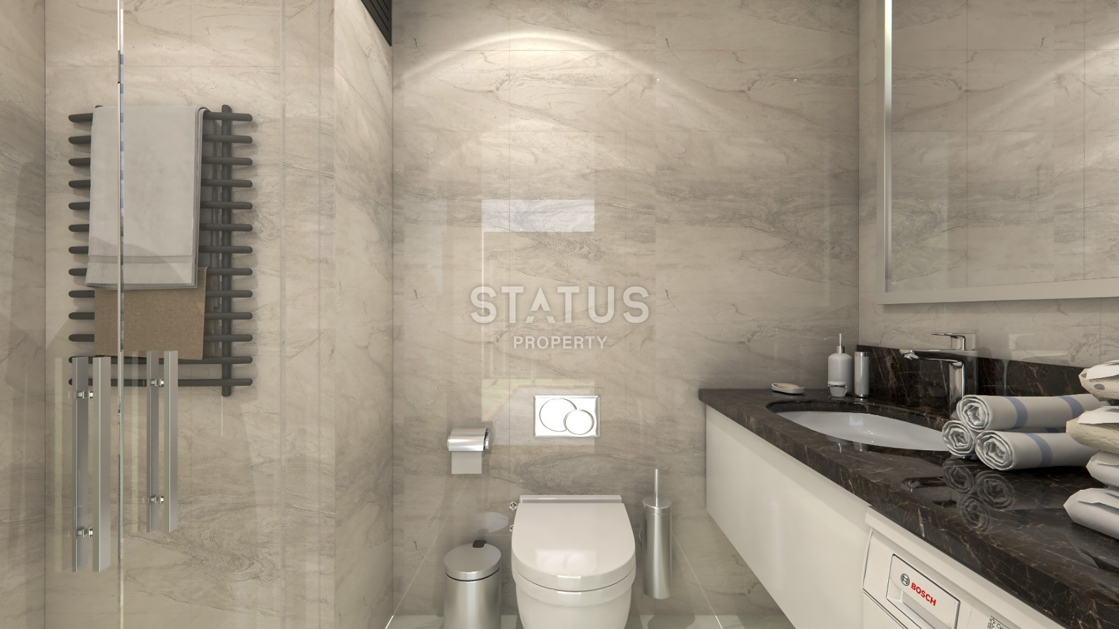 Новый инвестиционный проект с панорамными видами от премиального застройщика в Каргыджаке. 63м2 - 157м2 фото 24