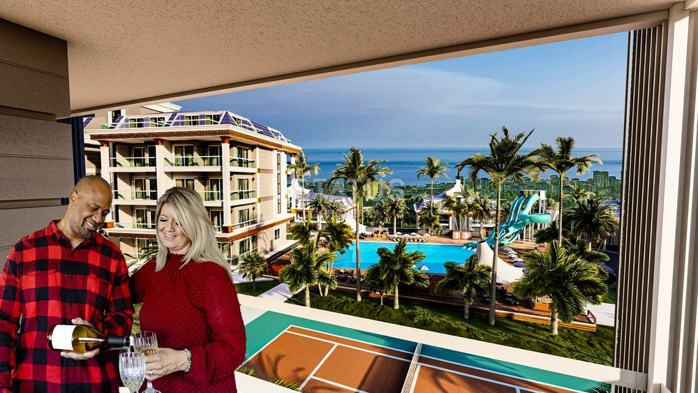 Масштабный проект в Махмутларе! Бес% рассрочка. 38м2-216м2 фото 19