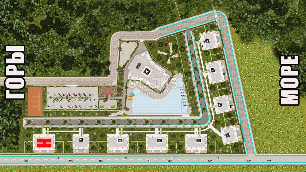 Масштабный проект в Махмутларе! Бес% рассрочка. 38м2-216м2 фото 40