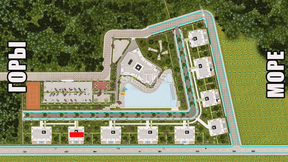 Масштабный проект в Махмутларе! Бес% рассрочка. 38м2-216м2 фото 42