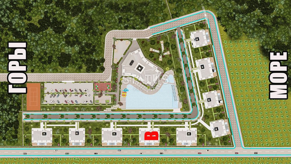 Масштабный проект в Махмутларе! Бес% рассрочка. 38м2-216м2 фото 43