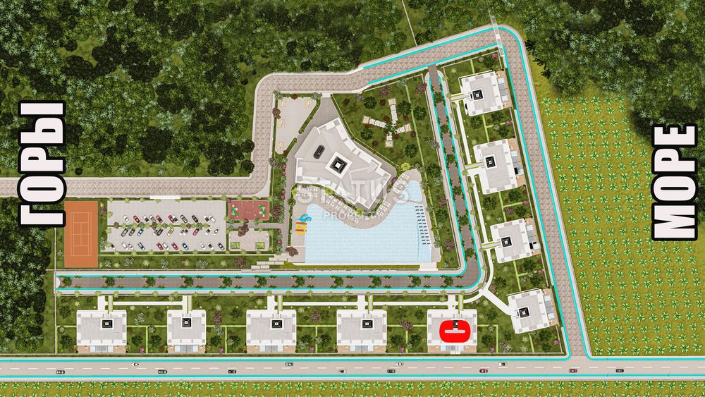 Масштабный проект в Махмутларе! Бес% рассрочка. 38м2-216м2 фото 44