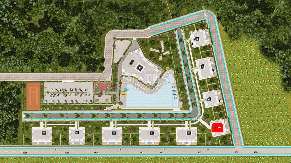 Масштабный проект в Махмутларе! Бес% рассрочка. 38м2-216м2 фото 45