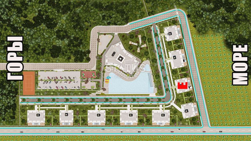 Масштабный проект в Махмутларе! Бес% рассрочка. 38м2-216м2 фото 46