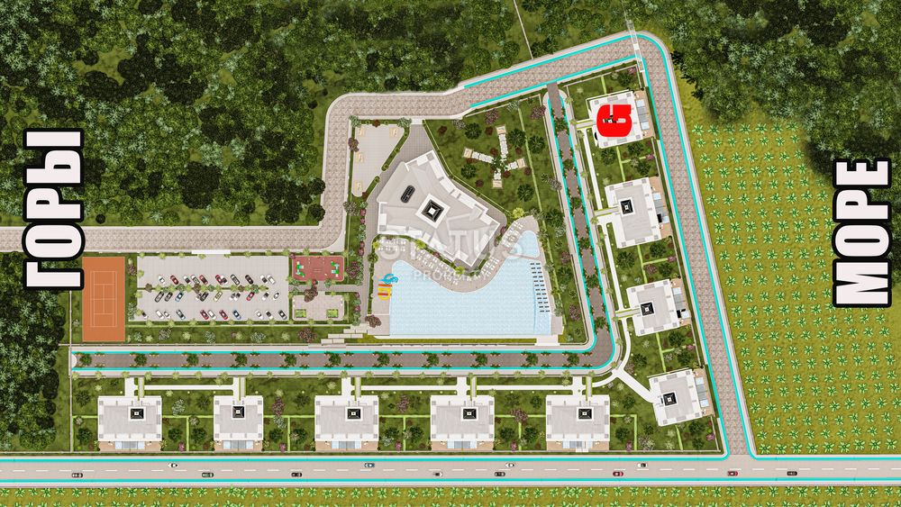 Масштабный проект в Махмутларе! Бес% рассрочка. 38м2-216м2 фото 48