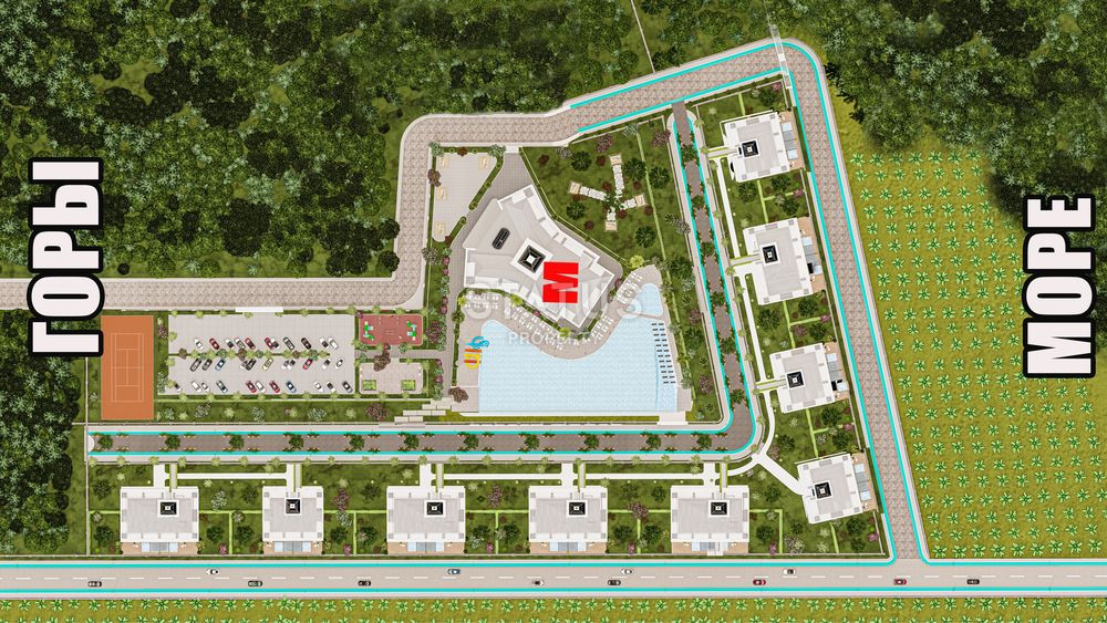 Масштабный проект в Махмутларе! Бес% рассрочка. 38м2-216м2 фото 49