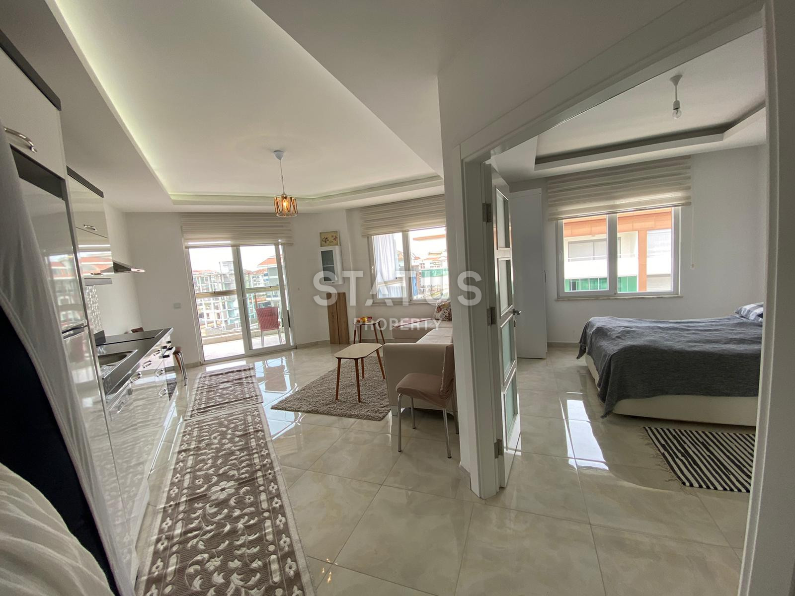 Furnished apartment in Kestel 50m from the sea. 45m2 фото 16