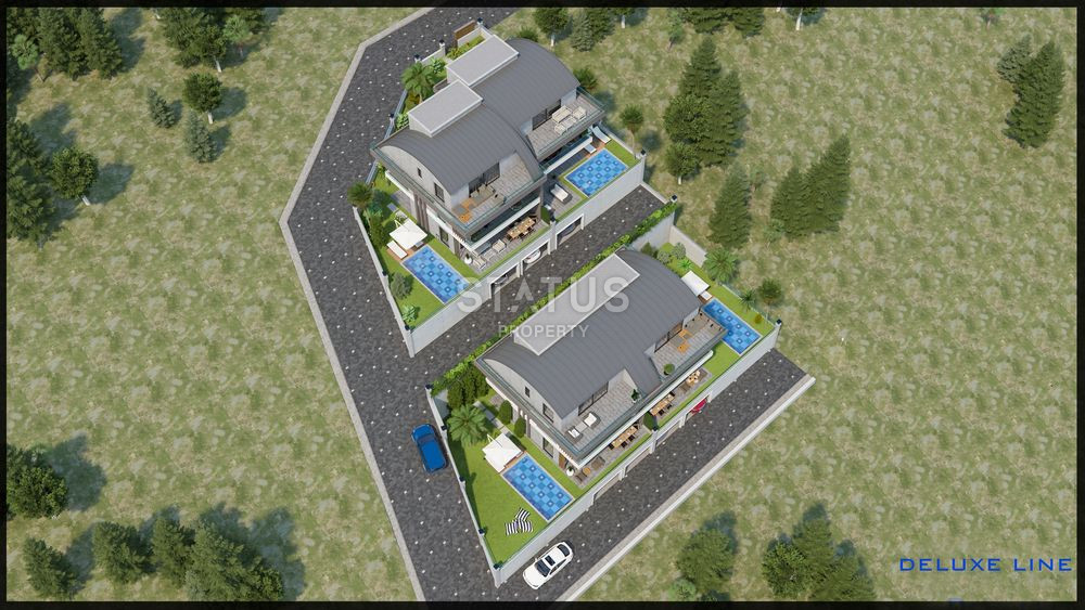 Вилловый проект класса люкс с видом на море и город. 406м2 - 411м2 фото 15