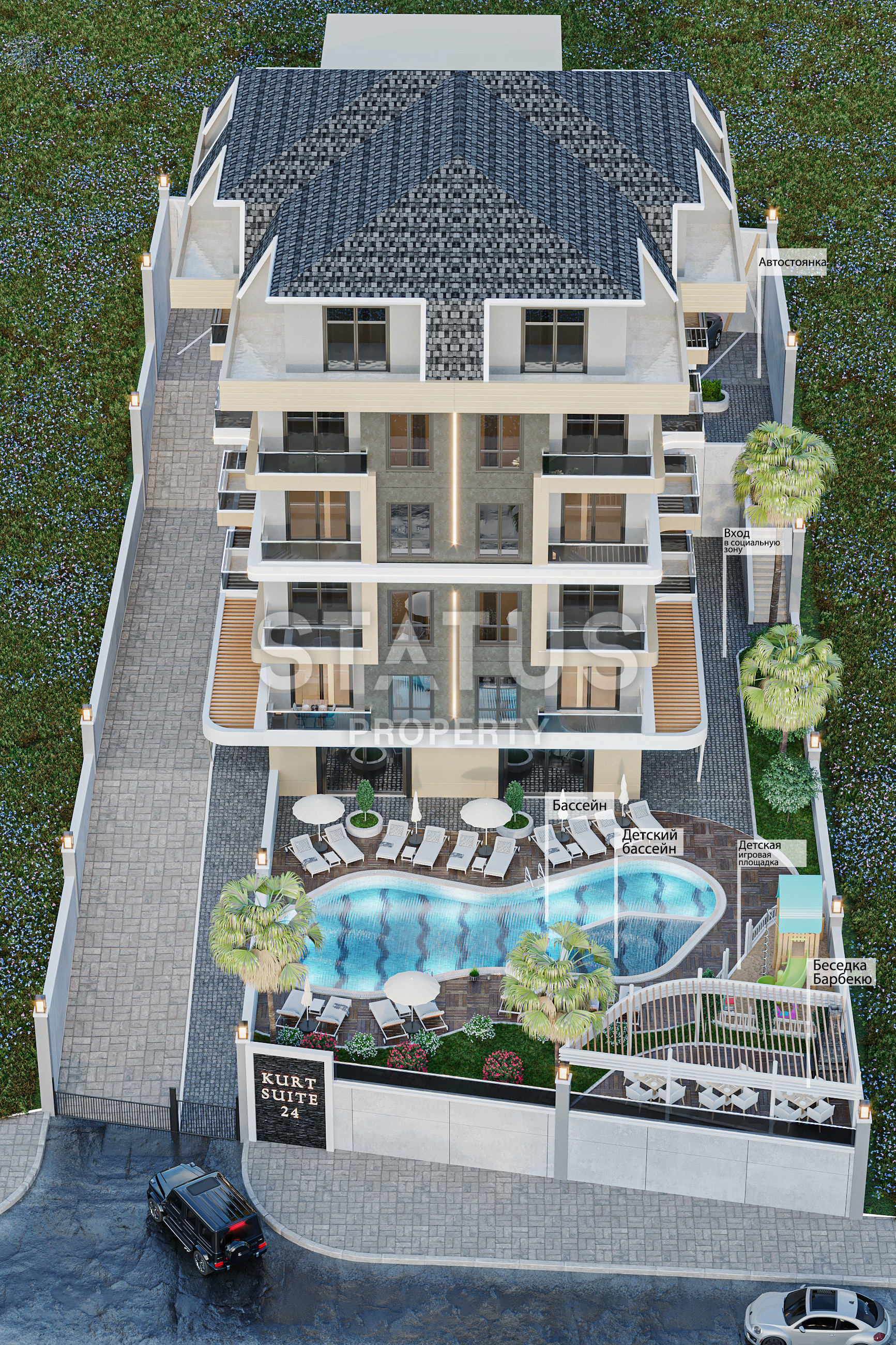 Горячая инвестиция в районе Кестель. 44м2 -90м2 фото 52