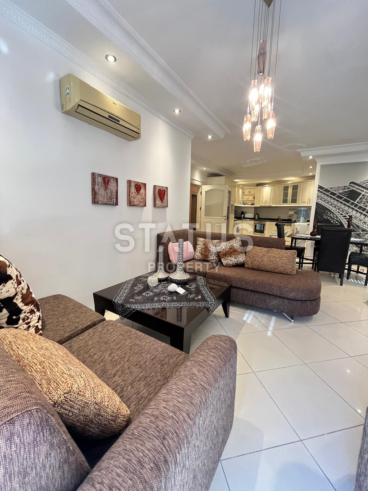 Четырёхкомнатная меблированная квартира с хорошей локацией в близи пляжа Клеопатра. 145м2 фото 19