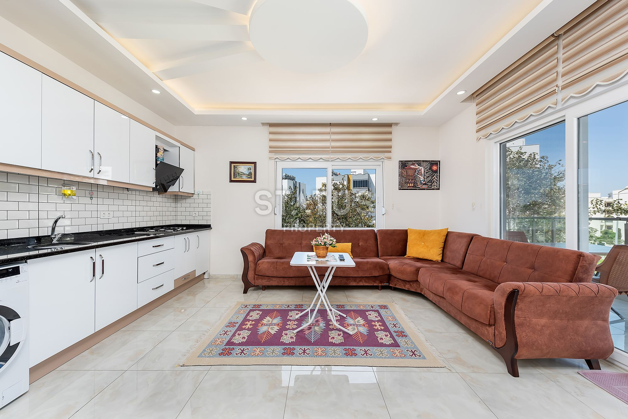 Great offer for a furnished apartment 150m from the beach in Avsallar. 65m2 фото 4