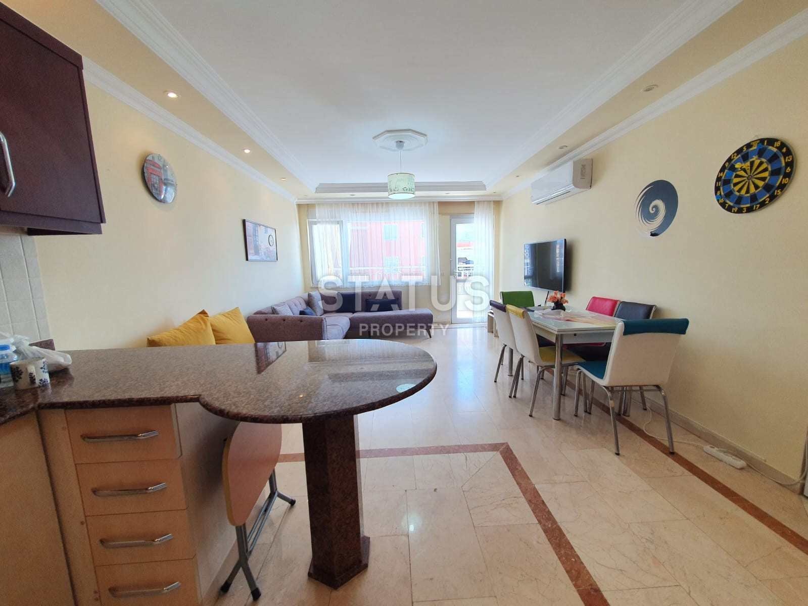 Просторная трёхкомнатная квартира площадью 110м2  с видом на море фото 10