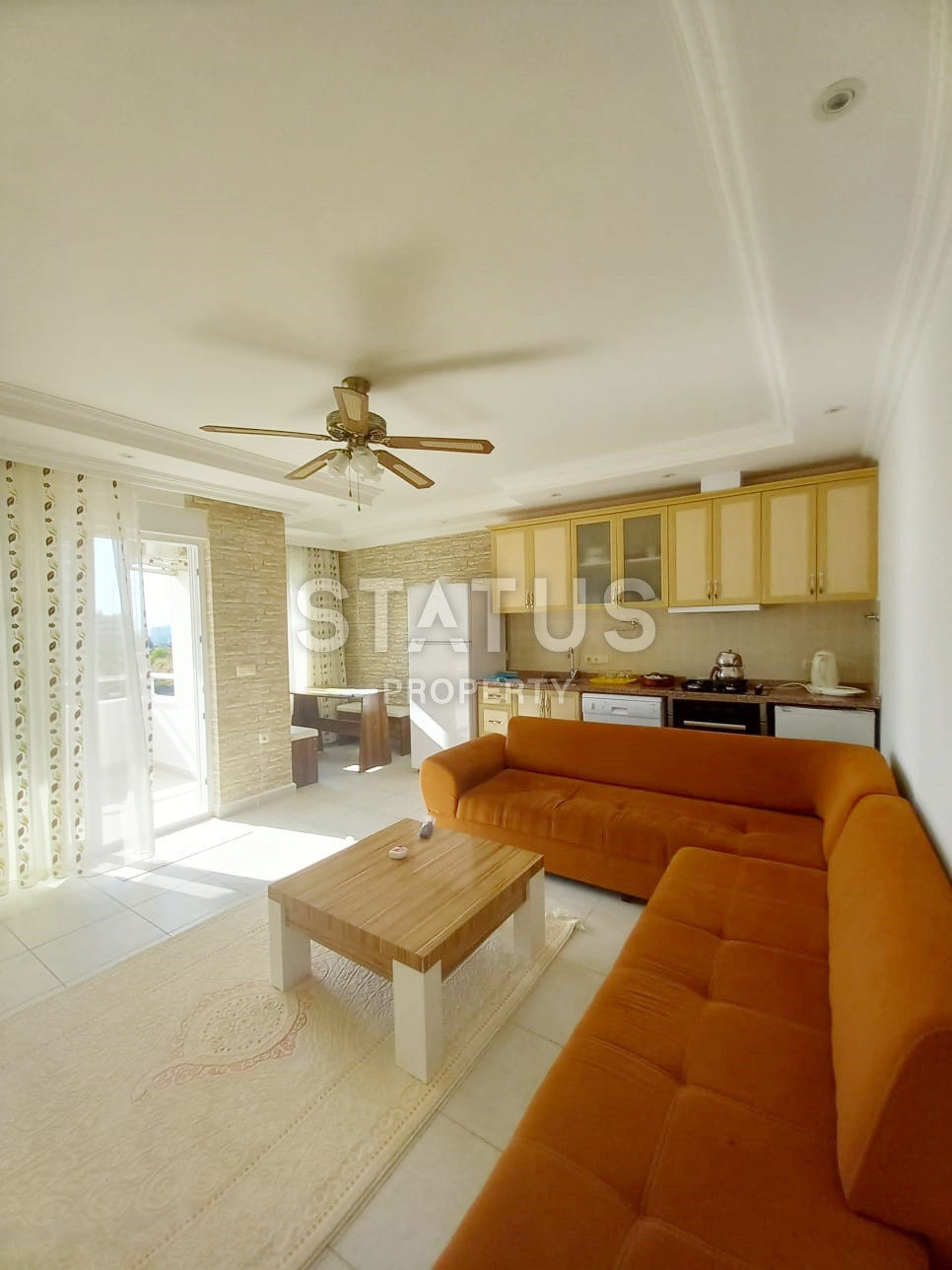 Светлая уютная трёхкомнатная квартира в Махмутларе. 100м2 фото 7