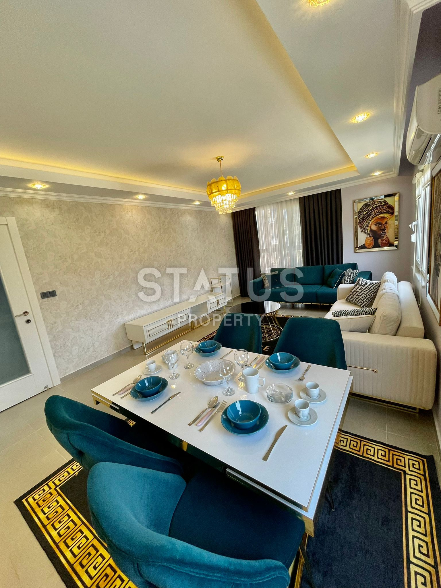 Beautiful furnished 2+1 apartment in Kestel. 90m2 фото 3